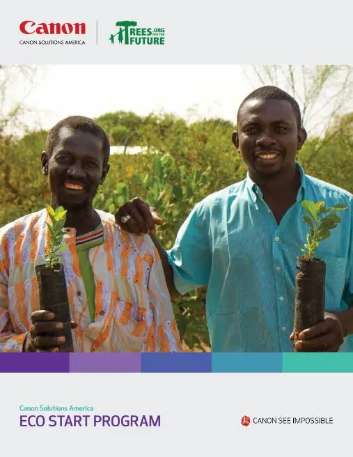 canon, environment, trees for the future, Integrated Business Solutions