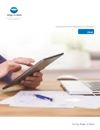 Cloud, Brochure, Konica-Minolta, Integrated Business Solutions