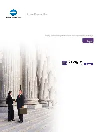 Dispatcher Phoenix, Legal, Konica-Minolta, Integrated Business Solutions