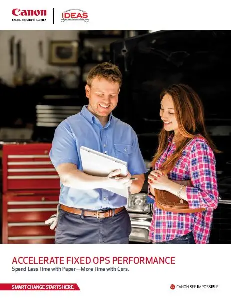 Canon, IDEAS Brochure, Integrated Business Solutions