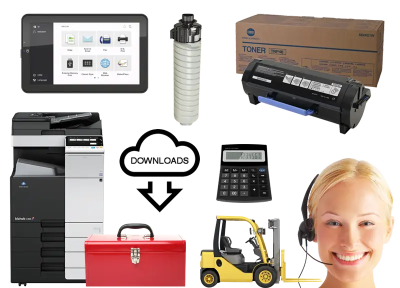 Integrated Business Solutions, (ALT Text4), Konica Minolta, Customer Center, Service, Supplies, help