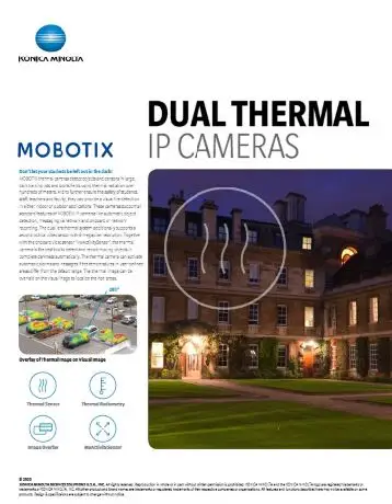 Mobotix, Dual Thermal IP Cameras, Konica Minolta, Integrated Business Solutions