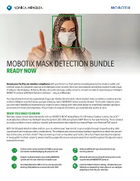 Mobotix, Mask Detection, Konica Minolta, Integrated Business Solutions