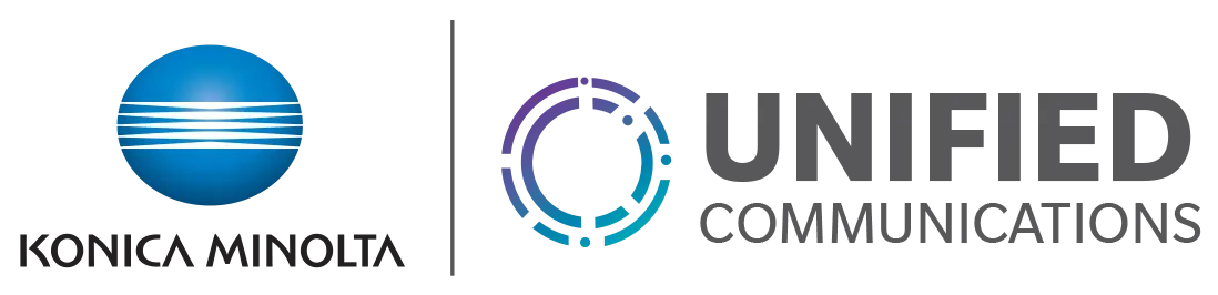 Unified Communications, Konica Minolta, logos, Integrated Business Solutions
