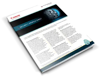 IR, security, sheet, canon, Integrated Business Solutions
