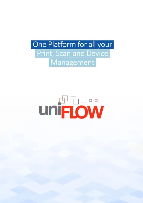 uniflow, canon, brochure, Integrated Business Solutions